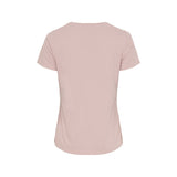 Sea Ranch Dorthea Organic Cotton V-Neck tee T-shirts Lys Mauve