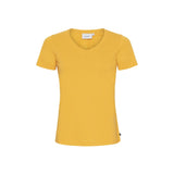 Sea Ranch Dorthea Organic Cotton V-Neck tee T-shirts Orange