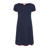 Sea Ranch Dot-Kjole Dresses / Shirts SR Navy