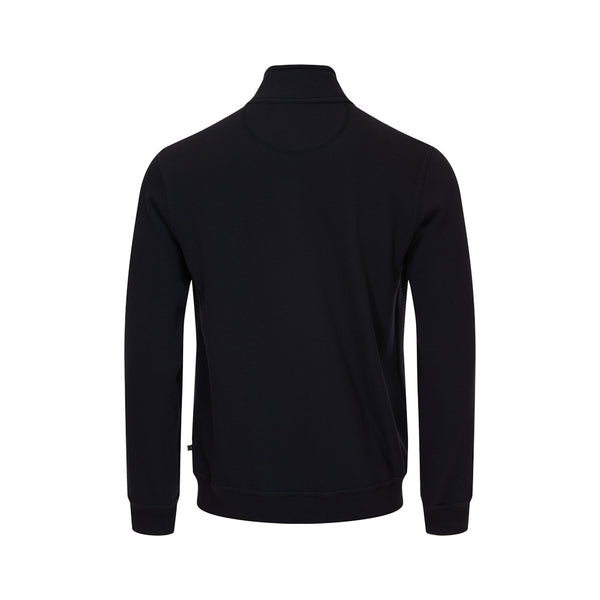 Sea Ranch Garcia Langærmet Sweat Cardigan med Lynlås Sweatshirts Mørk Navy