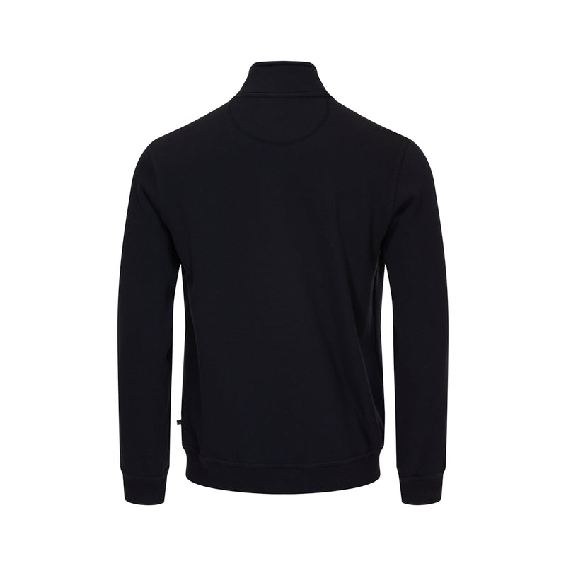 Sea Ranch Garcia Langærmet Sweat Cardigan med Lynlås Sweatshirts Mørk Navy