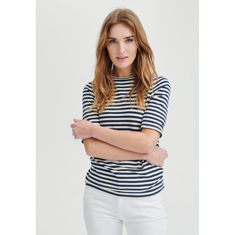 Redgreen Women Hedy kortærmet t-shirt T-shirts 168 Navy Stripe