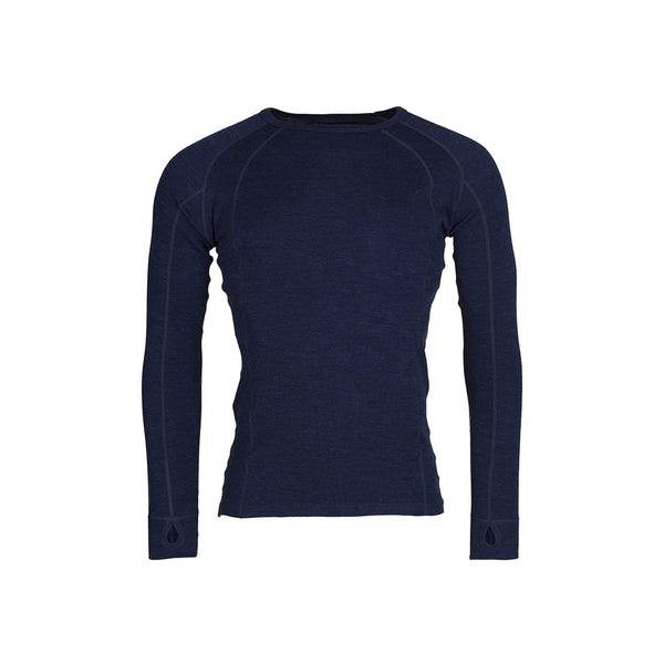 Sea Ranch Herre Merino Uldtrøje Undertøj 4215 Navy Marle