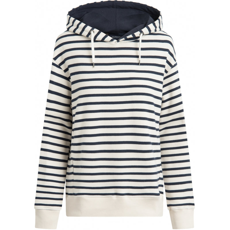 Sea Ranch Holly Hoodie Sweat Sweatshirts Perle/SR Navy