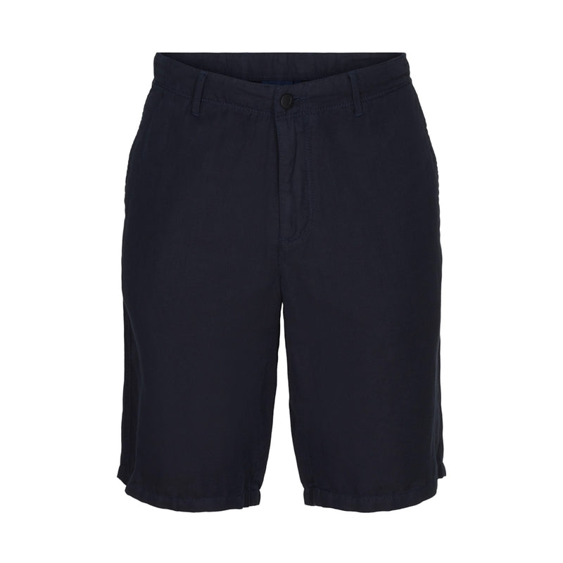 Sea Ranch Eddy Bomuld/Hør Mix Shorts Bukser og Shorts Mørk Navy