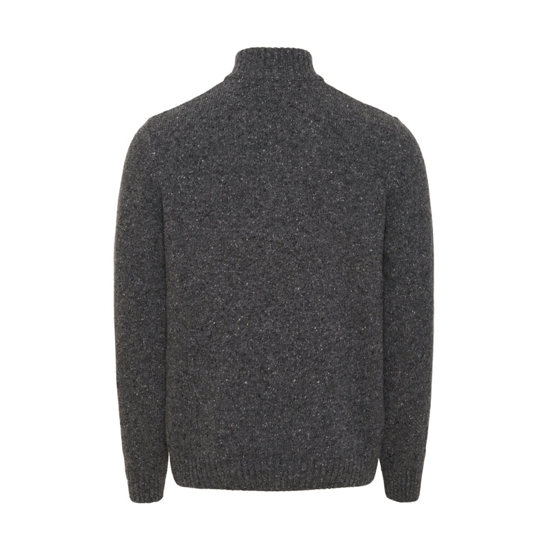 Sea Ranch Hurley Half Zip Knit Strik Grafit Melange