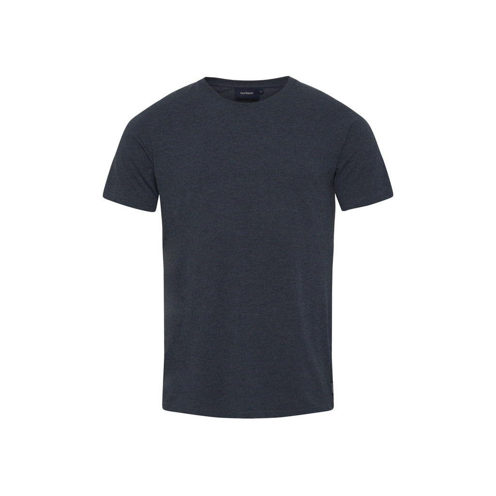Sea Ranch Jappe Round Neck Organic cotton tee T-shirts SR Navy