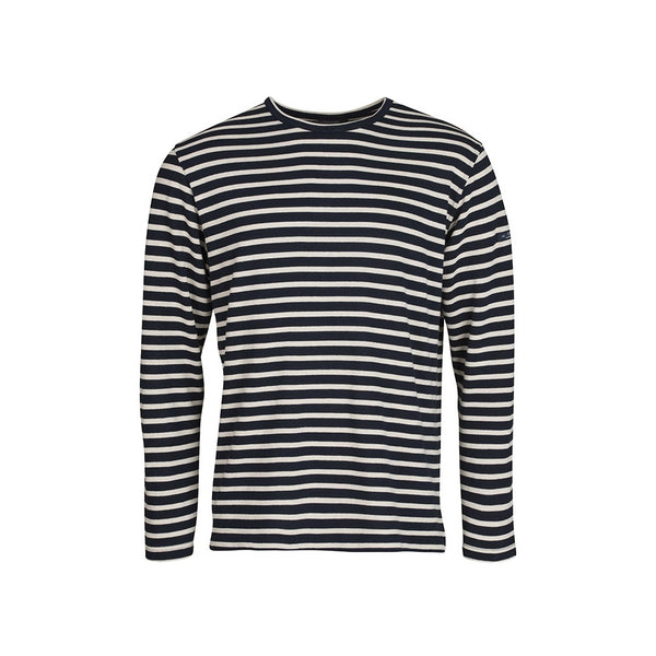 Sea Ranch Jaques Stribet Langærmet T-shirt Langærmet Tee SR Navy/Ecru