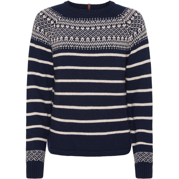 Redgreen Women Jeta Crew Neck Knit Strik 468 Navy