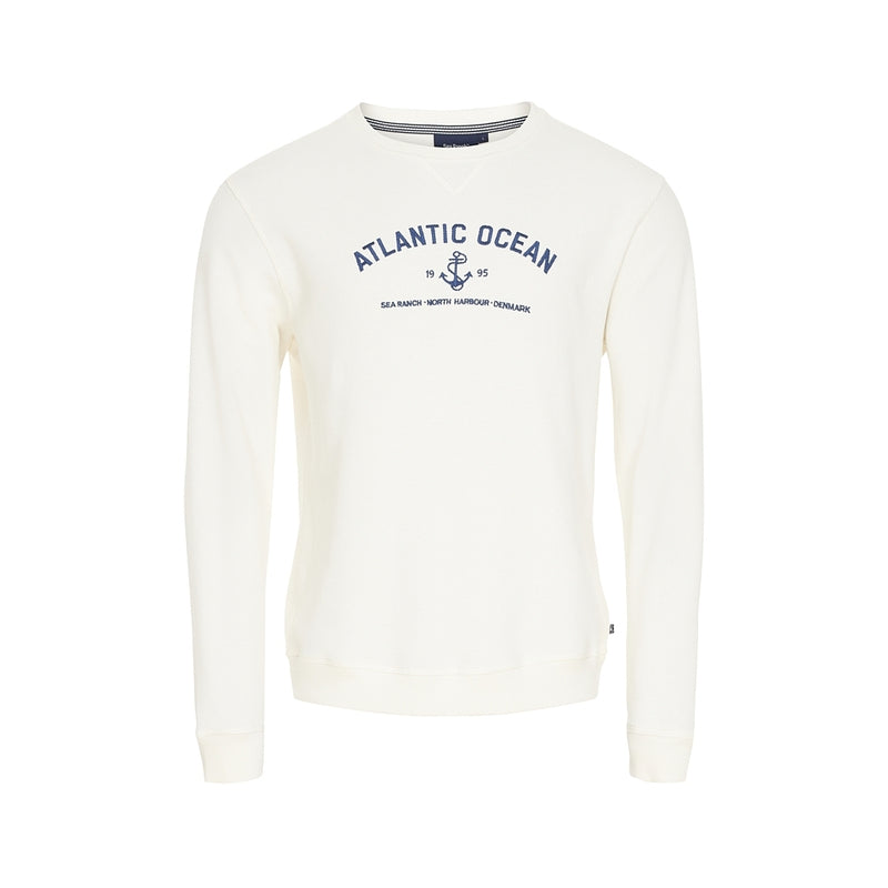 Sea Ranch Johnson Langærmet Sweatshirt Sweatshirts Pearl