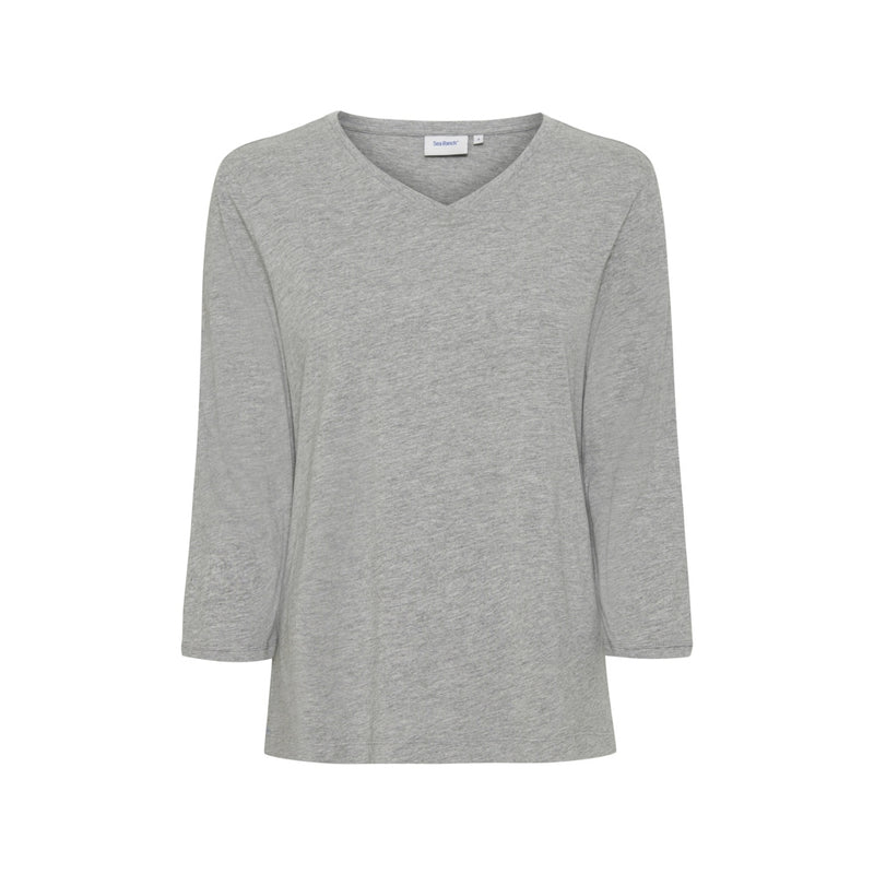 Sea Ranch Kaya Grey Melange T-shirts Grå Melange