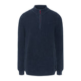 Sea Ranch Lance Knit Half Zip Strik Blå