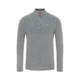 Sea Ranch Lance Knit Half Zip Strik Grå