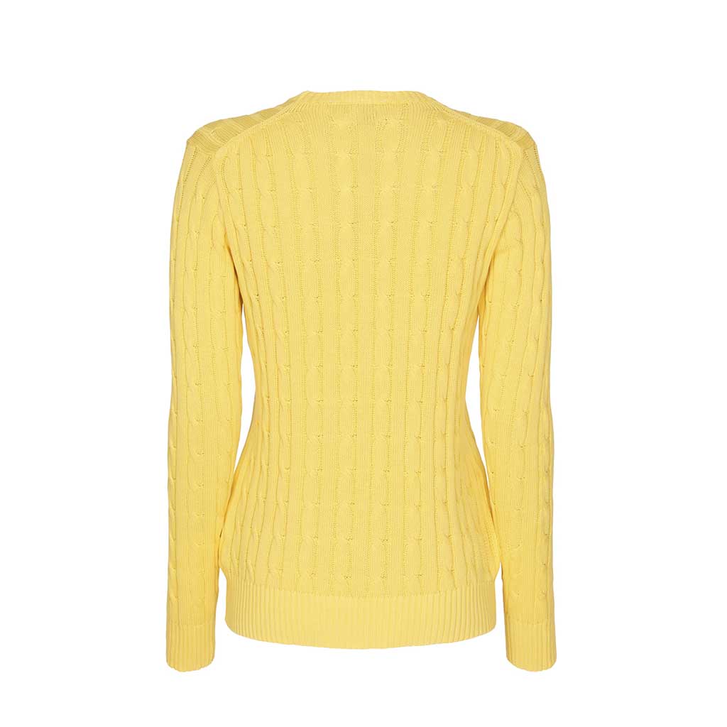Sea Ranch Leonora Langærmet Strik Sweater Strik Citron