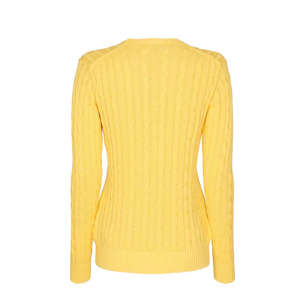 Sea Ranch Leonora Langærmet Strik Sweater Strik Citron