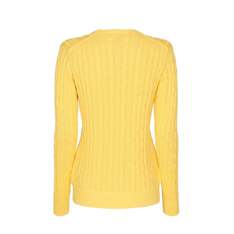 Sea Ranch Leonora Langærmet Strik Sweater Strik Citron