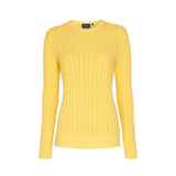 Sea Ranch Leonora Langærmet Strik Sweater Strik Citron