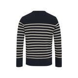 Sea Ranch Luka T-shirt Langærmet Tee SR Navy/Ecru