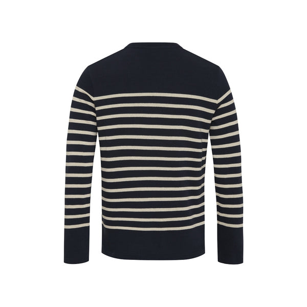 Sea Ranch Luka T-shirt Langærmet Tee SR Navy/Ecru