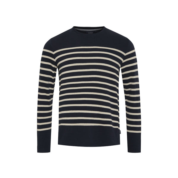 Sea Ranch Luka T-shirt Langærmet Tee SR Navy/Ecru