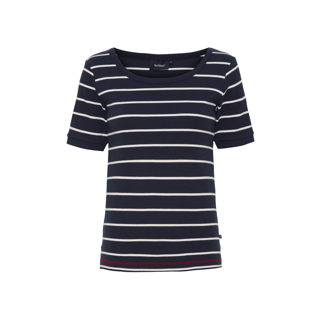 Sea Ranch Mabel T-shirt T-shirts SR Navy/Pearl