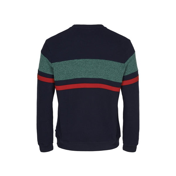 Sea Ranch Miki Retro Langærmet Sweater Sweatshirts SR Navy/Grøn