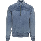 Sea Ranch Morgan Langærmet Sweater med Lynlås Sweatshirts Himmelvask