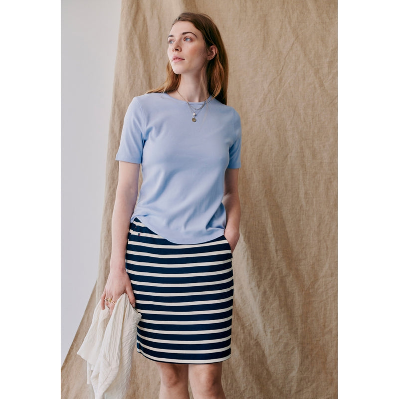 Redgreen Women Nabila Skirt Nederdele 168 Navy Stripe