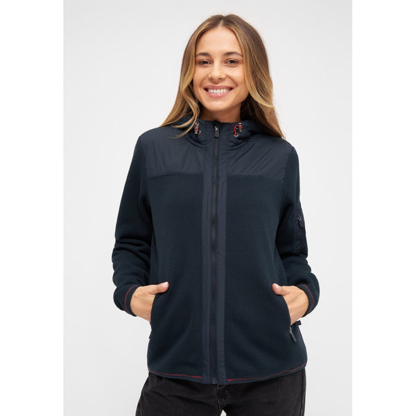 Sea Ranch Olivia Hooded Fleece Fleece Mørk Navy