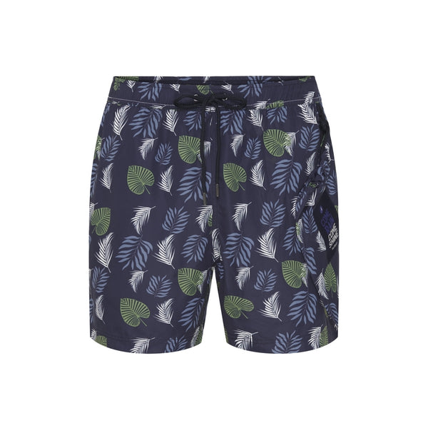 Sea Ranch Palm Printed Swimshorts Badeshorts SR Navy