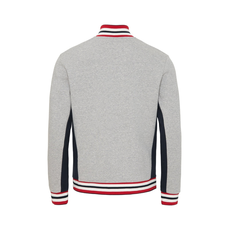 Sea Ranch Paul Sweat Zip Sweatshirts Grå Melange / Mørke Navy