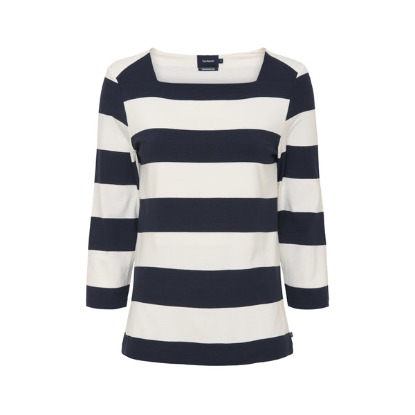 Sea Ranch Piper Langærmet Tee Mørk Navy/Pearl