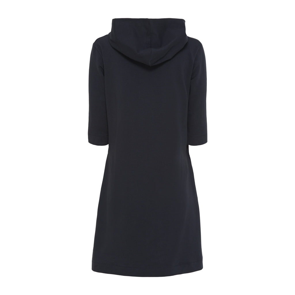 Sea Ranch Ronja Stribet 3/4 Ærmet Sweat Kjole Dresses / Shirts Mørk Navy