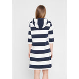 Sea Ranch Ronja Stribet 3/4 Ærmet Sweat Kjole Dresses / Shirts SR Navy/Pearl