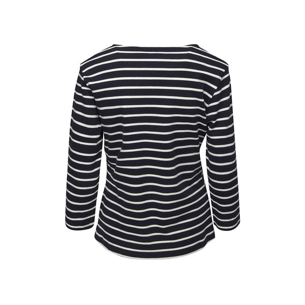 Sea Ranch Santi Stribet Langærmet T-shirt Langærmet Tee SR Navy/Ecru