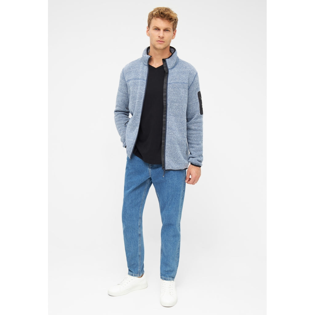 Sea Ranch Sidney Fleece Jakke Fleece Jeans Blå