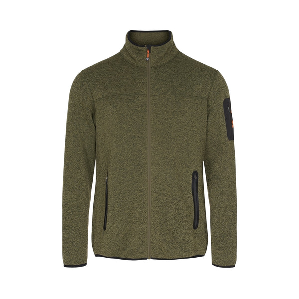 Sea Ranch Sidney Fleece Jakke Fleece Mørke Olive Grøn Melange