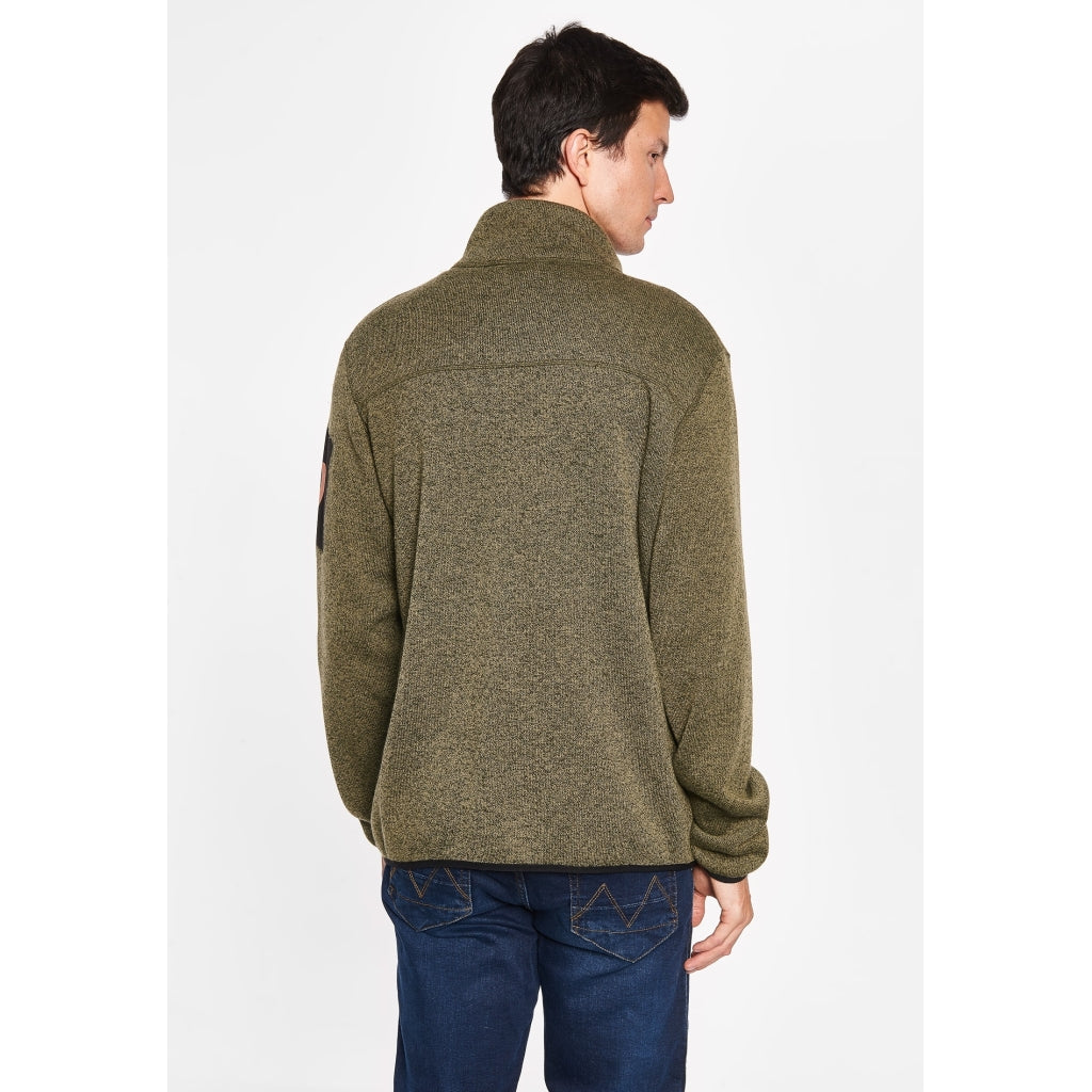 Sea Ranch Sidney Fleece Jakke Fleece Mørke Olive Grøn Melange