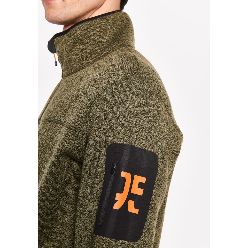 Sea Ranch Sidney Fleece Jakke Fleece Mørke Olive Grøn Melange