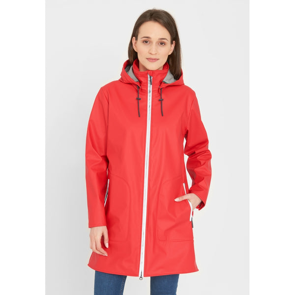 Redgreen Women Silla Regnjakke Jackets and Coats Rød