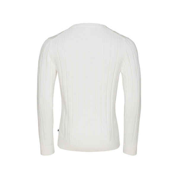 Sea Ranch Simon Langærmet Strik Sweater Strik Pearl