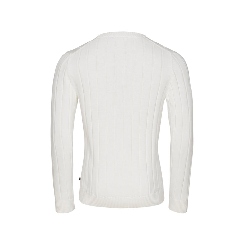 Sea Ranch Simon Langærmet Strik Sweater Strik Pearl