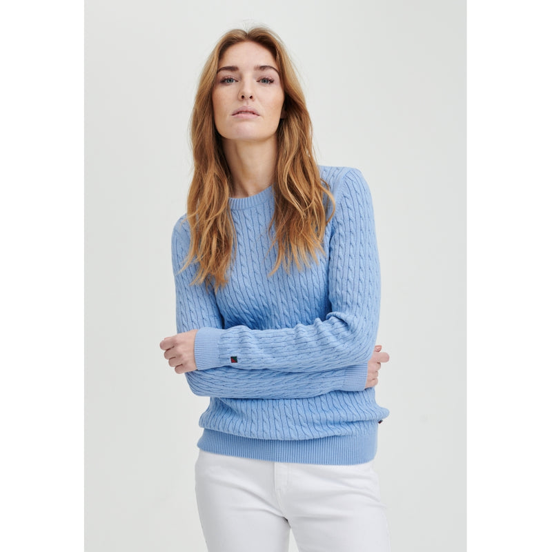 Redgreen Women Simone kabelstrik Strik 062 Light Blue