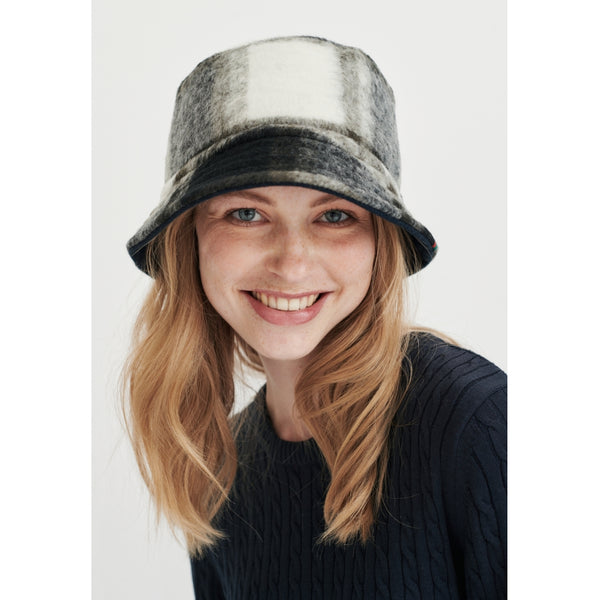 Redgreen Women Vita Hat Hat 216 Dark Grey Check