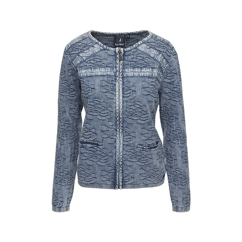 Sea Ranch Waterville Langærmet Cardigan Sweatshirts Himmelvask